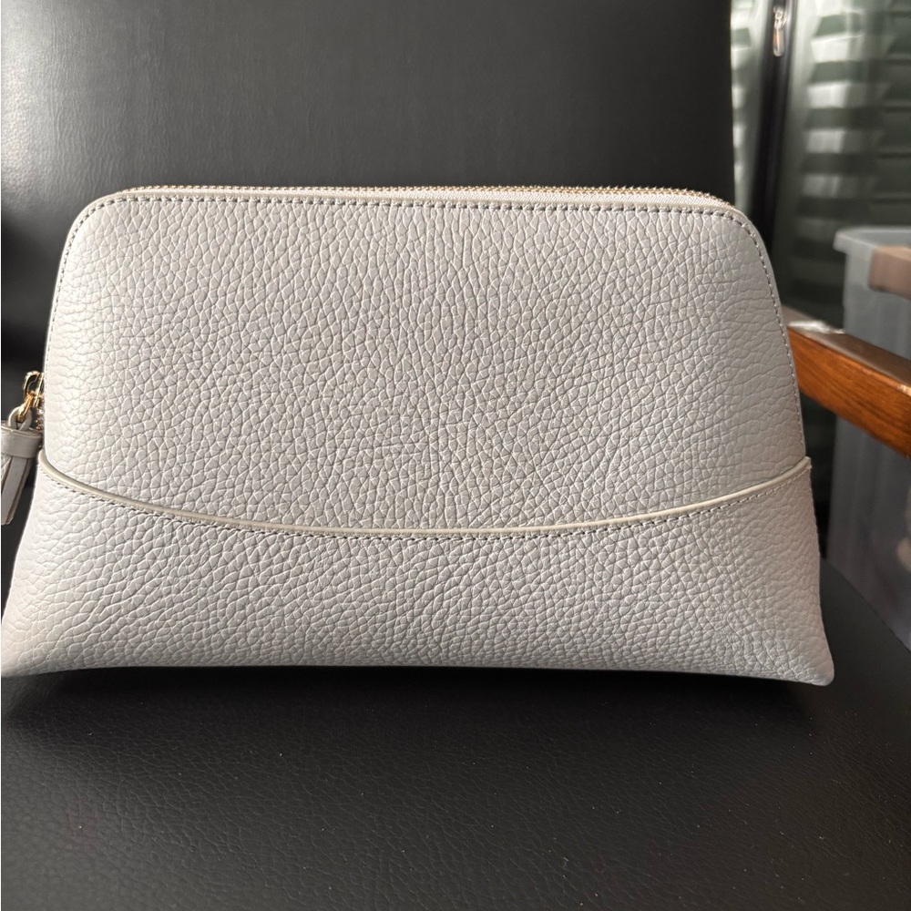 NWT Neely & Chloe Leather Cosmetic Pouch – Small & Large Sizes Available